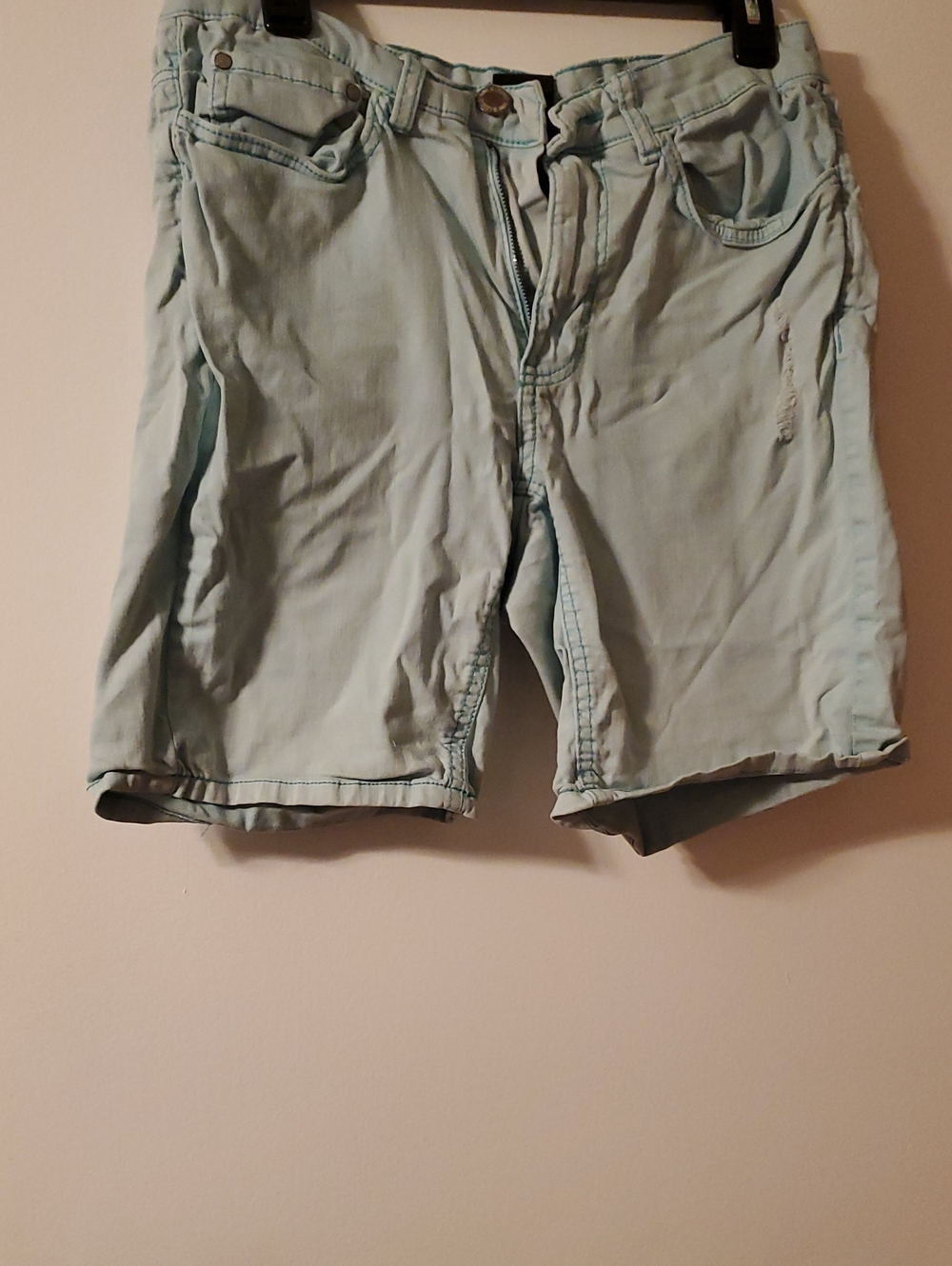 Love & Legend size 12 Distressed Light Blue Casual Shorts